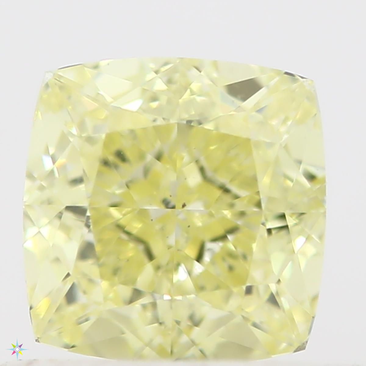 Diament 0.61 ct Fancy Yellow/SI1