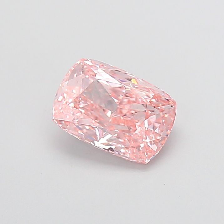 1.57 CT Fancy Vivid Pink CUSHION MODIFIED
