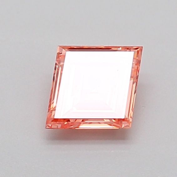 0.45 CT Fancy Vivid Orangey Pink LOZENGE
