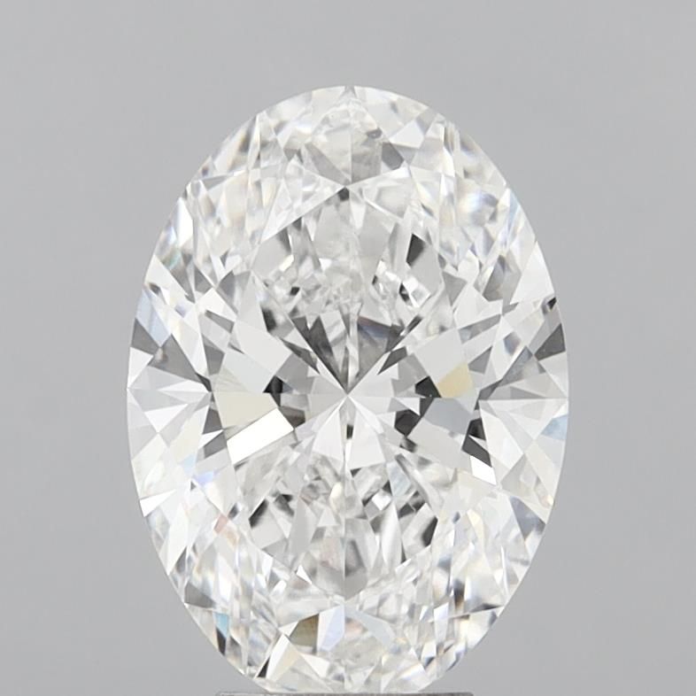 6.02 ct. oval Lab Grown Diamond front image