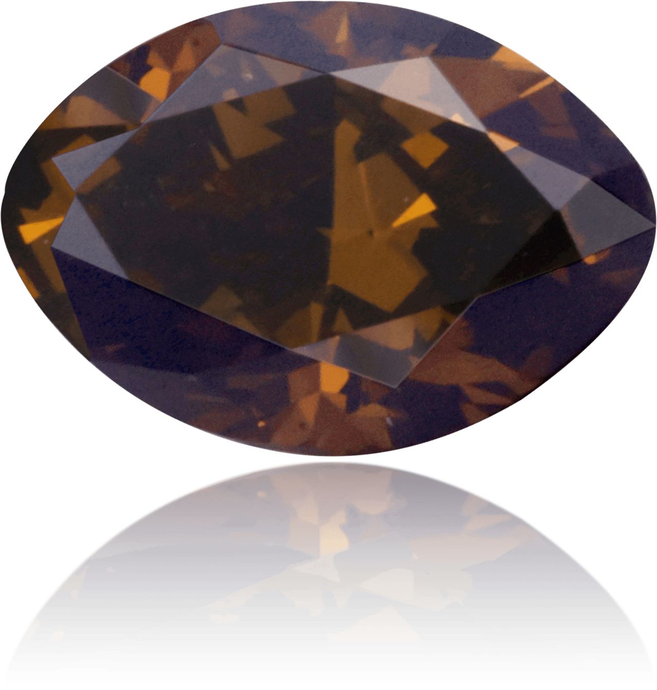 Diament 1.17 ct Fancy Deep Orangey Brown/VS1