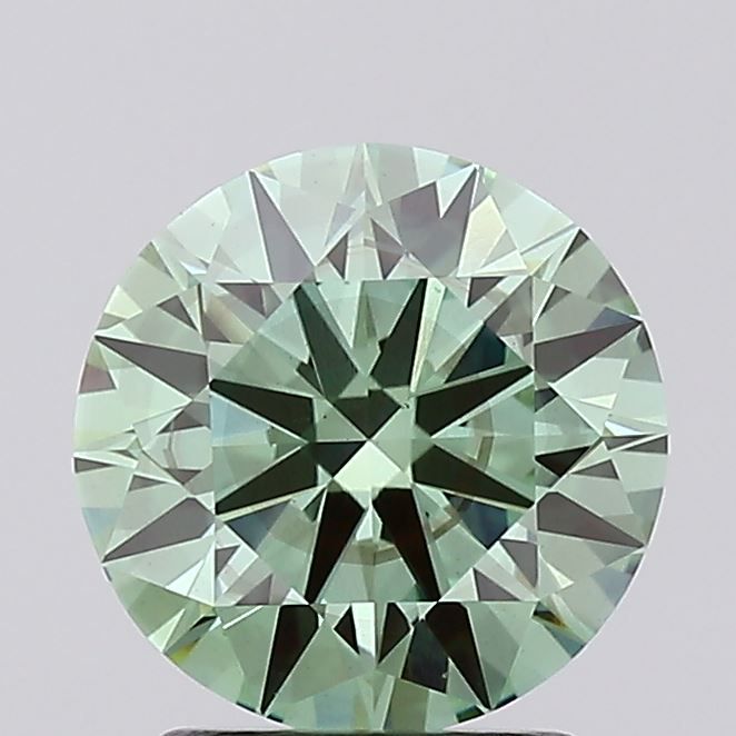 2.11 CT Fancy Vivid Green ROUND