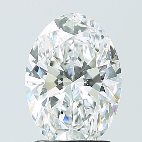 2.01 ct. oval Lab Grown Diamond front image