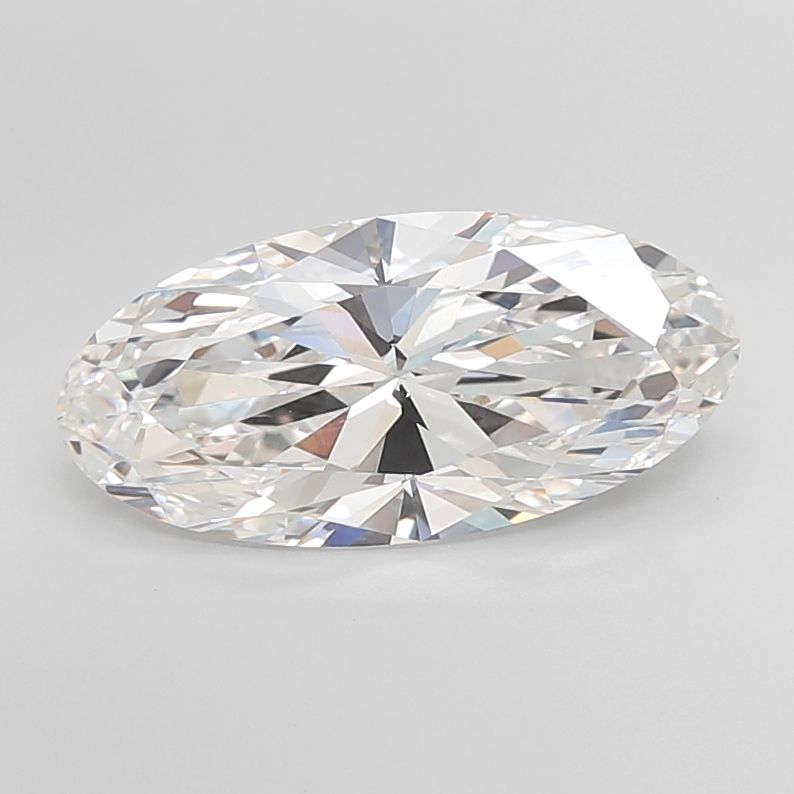 5.14 ct. oval Lab Grown Diamond front image