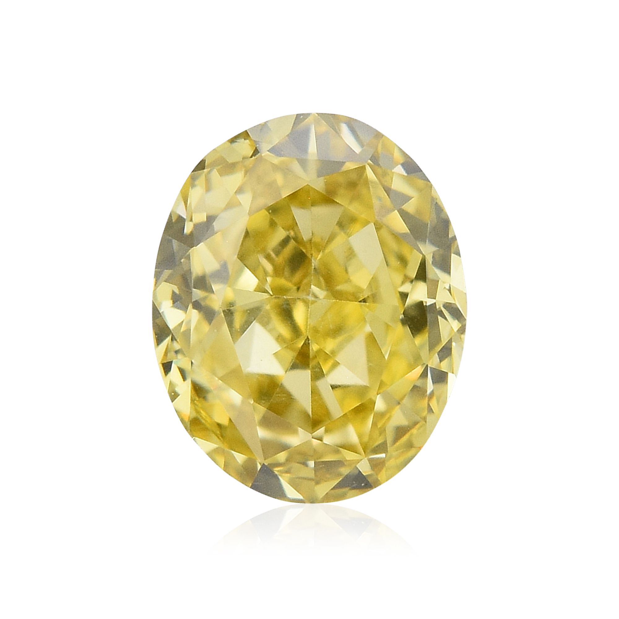 Diament 0.57 ct Fancy Deep Yellow/SI1