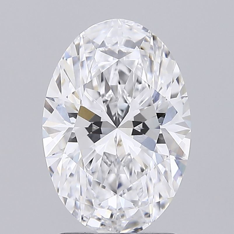 2.01 ct. oval Lab Grown Diamond front image