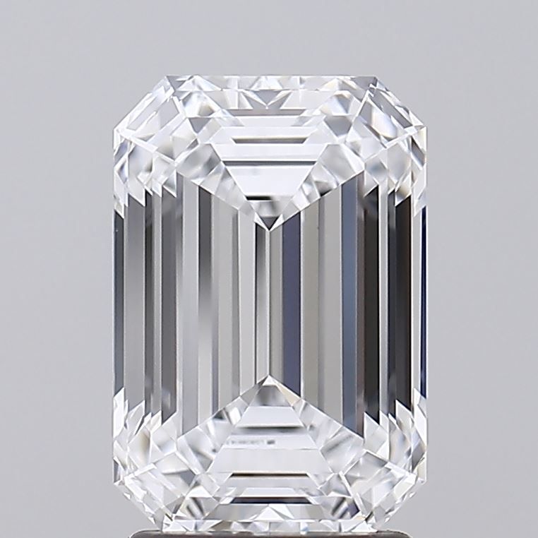 2.77 ct. emerald Lab Grown Diamond front image