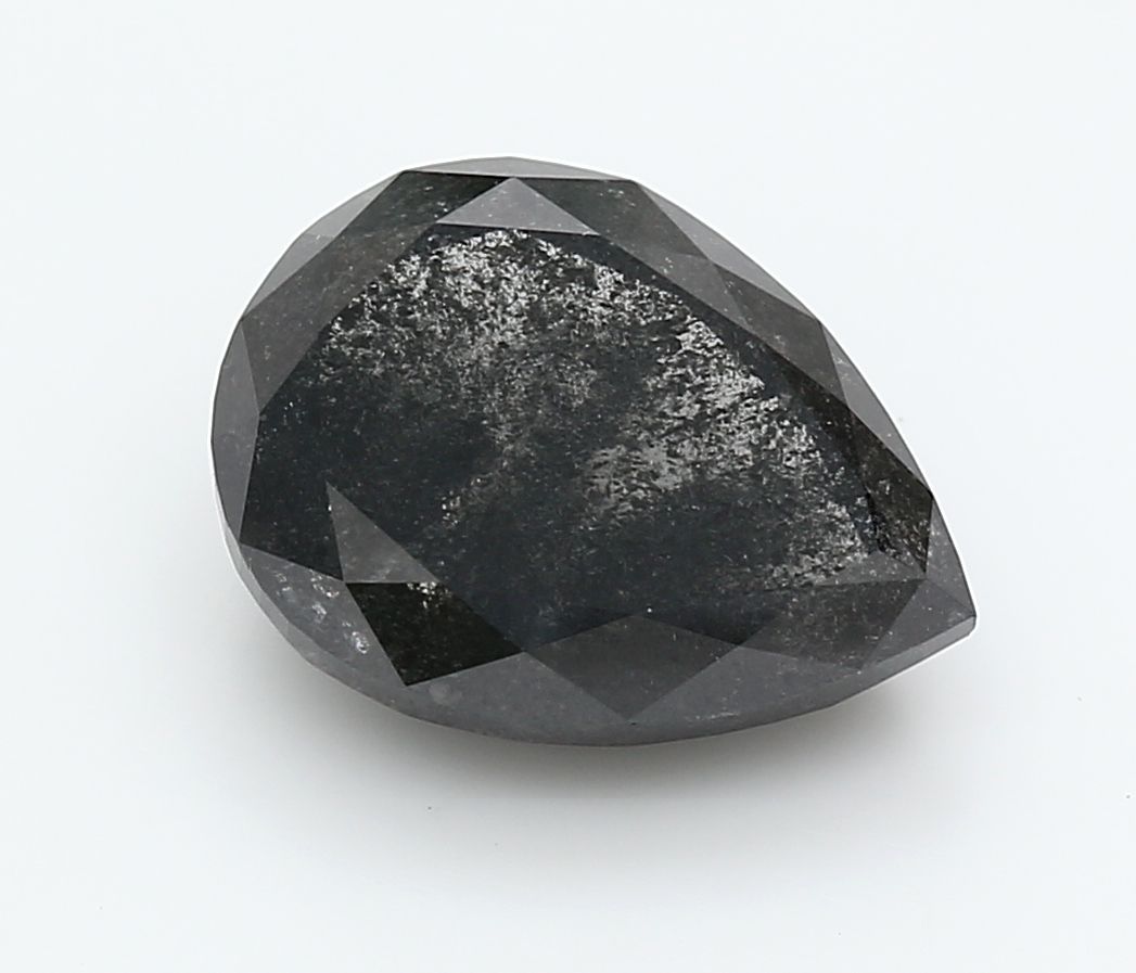 Diament 7.44 ct Fancy Dark Gray/I3