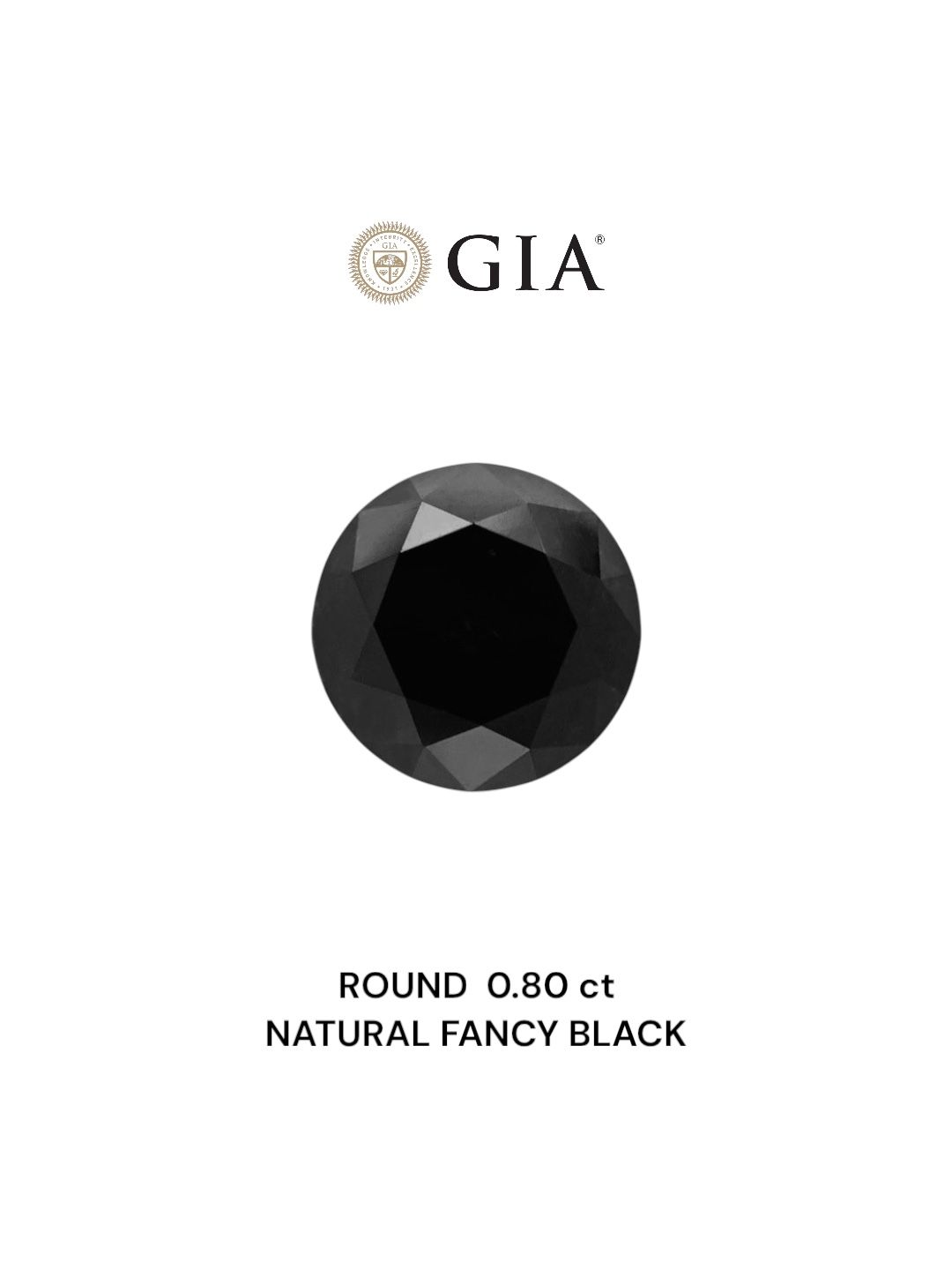 0.80 ct Round diamond