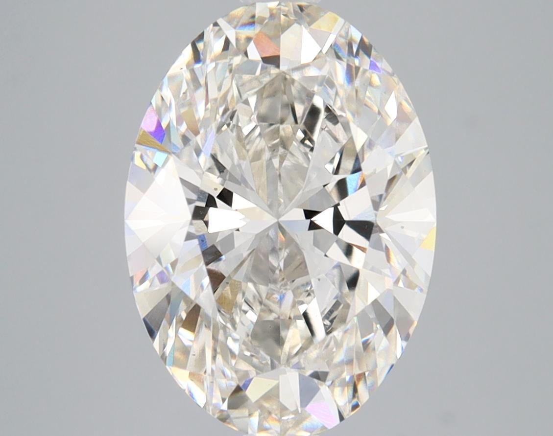 3.70 ct. oval Lab Grown Diamond front image