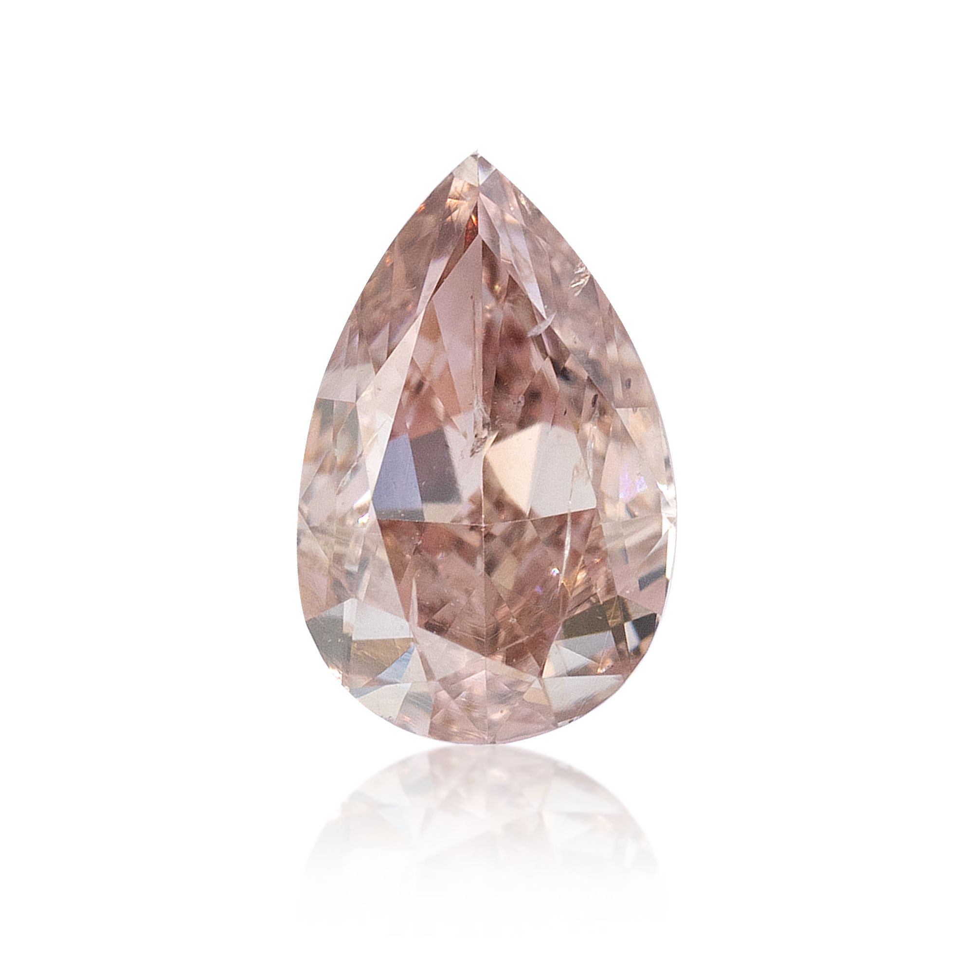 Diament 0.34 ct Fancy Pink Brown/