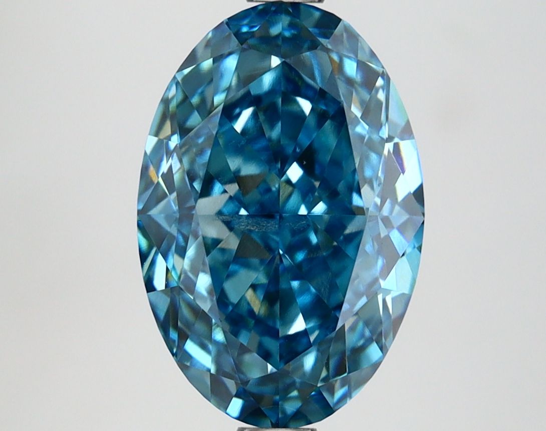 3.70 ct. oval Lab Grown Diamond front image