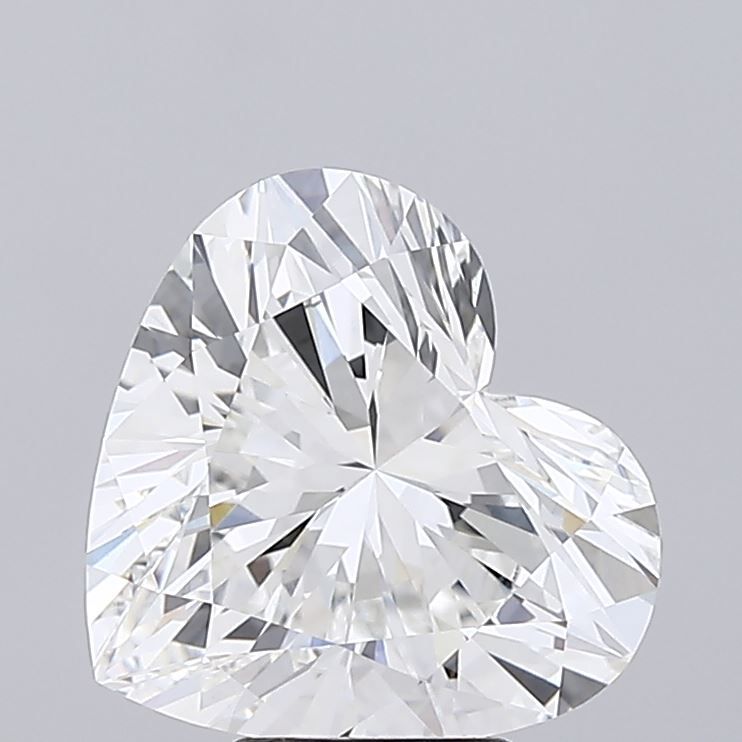 5.57 ct. heart Lab Grown Diamond front image