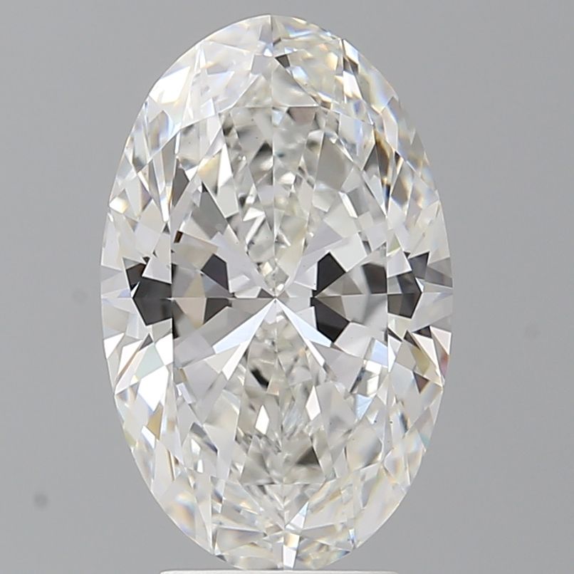 4.10 ct. oval Lab Grown Diamond front image