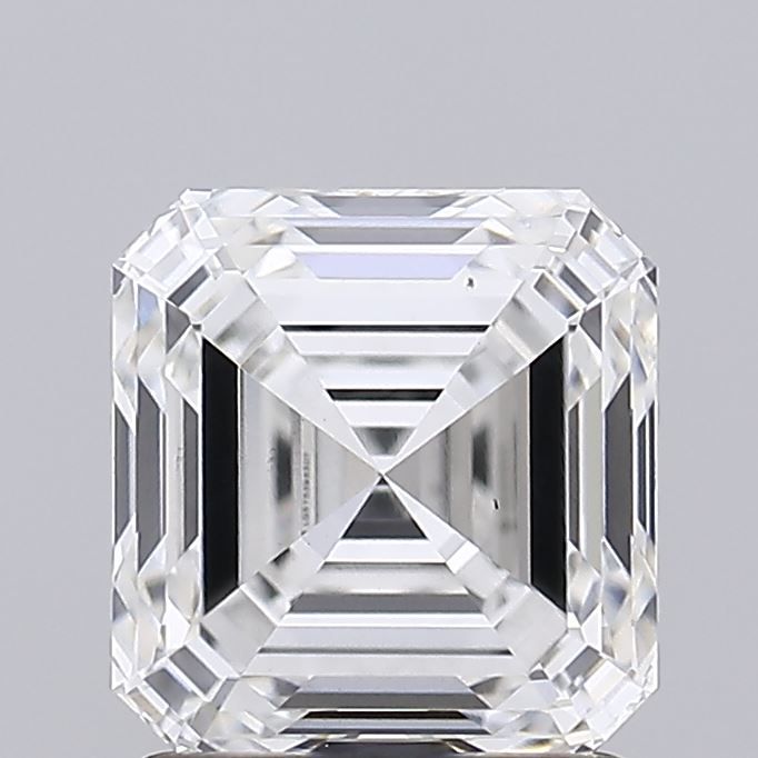 1.71 ct Square Emerald diamond
