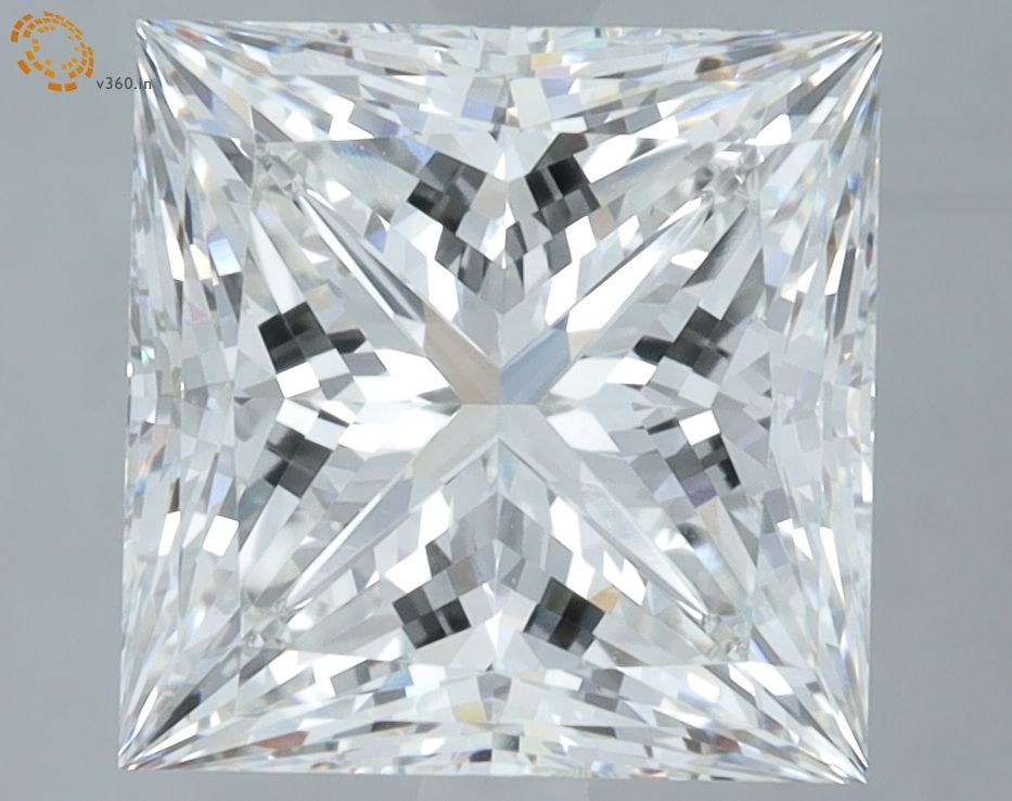 5.21 ct. princess Lab Grown Diamond front image