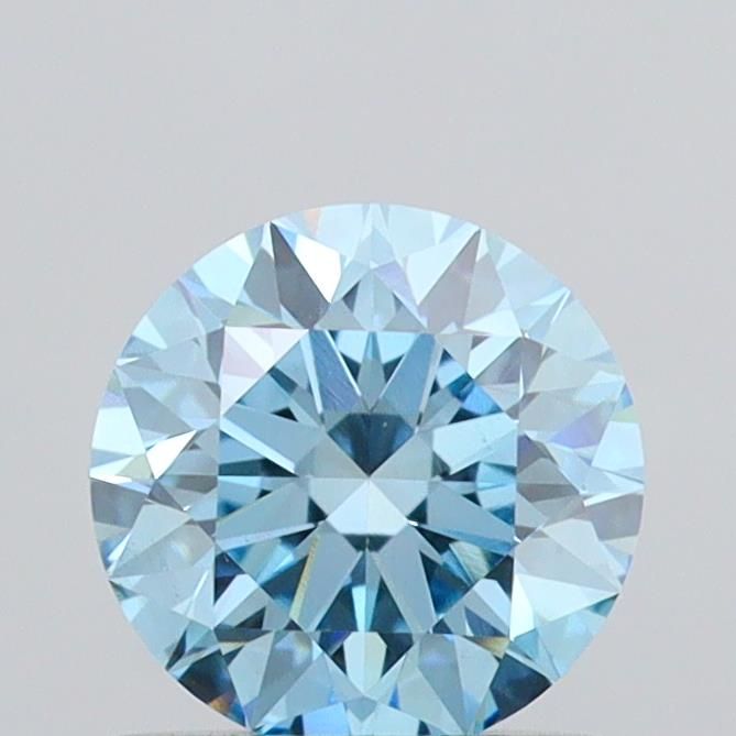 0.72 CT Fancy Vivid Blue ROUND