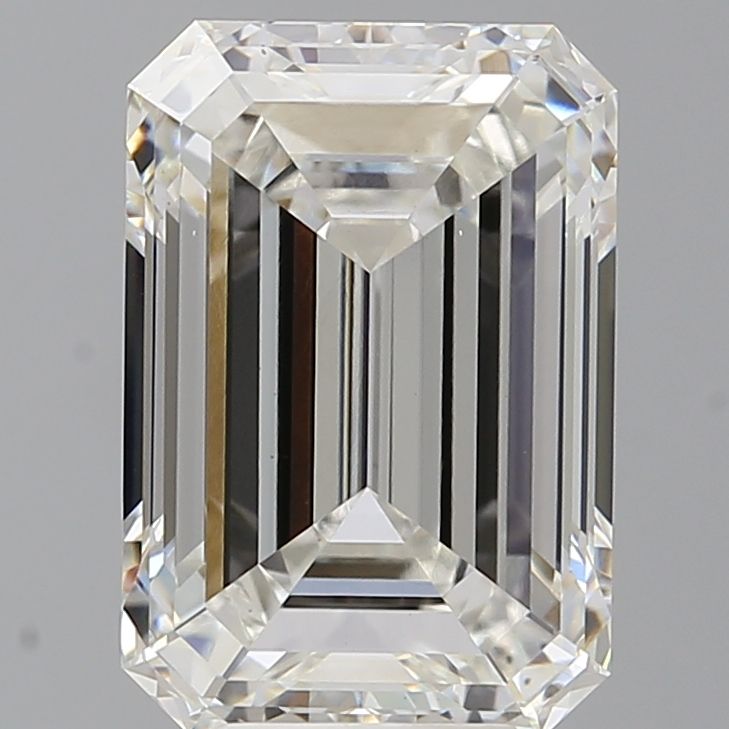 6.04 ct. emerald Lab Grown Diamond front image