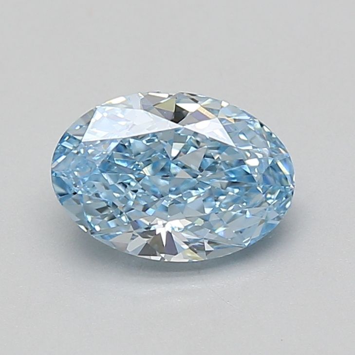 1.55 CT Fancy Vivid Blue OVAL