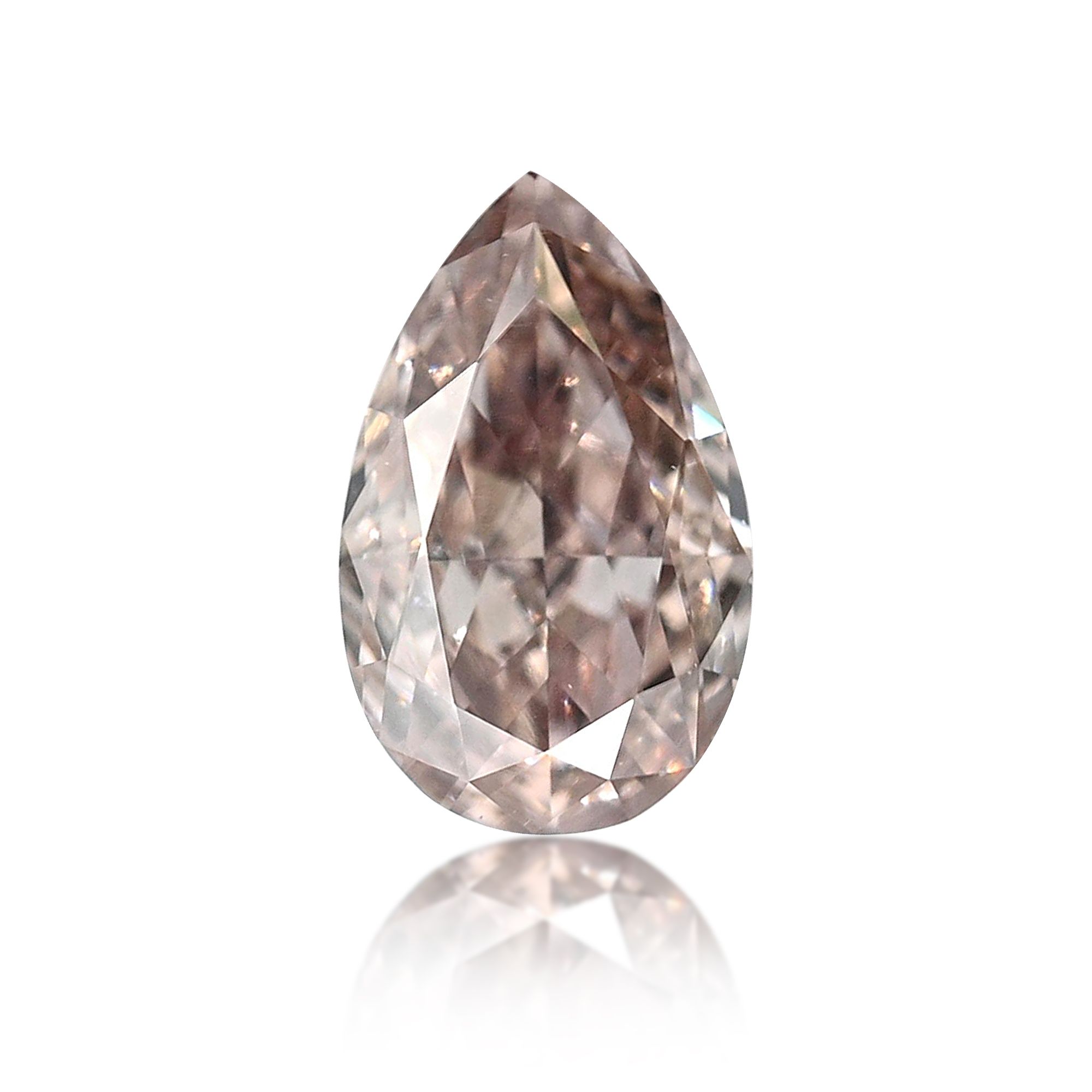 Diament 0.19 ct Fancy Pink Brown/SI1