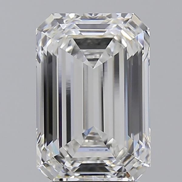 3.04 ct. emerald Lab Grown Diamond front image