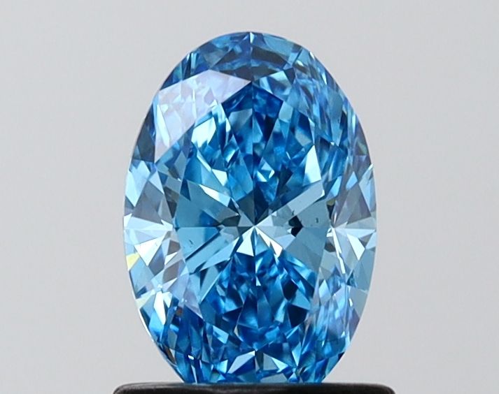 1.0 CT Fancy Vivid Blue OVAL