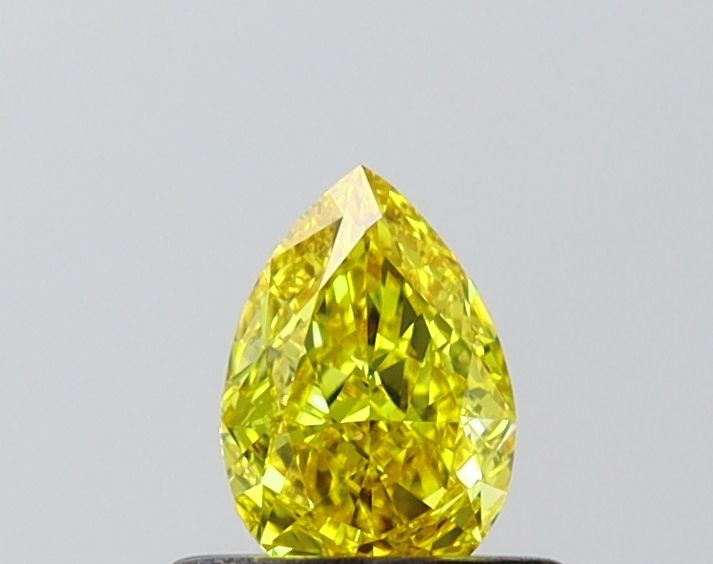 0.51 CT Fancy Vivid Yellow PEAR