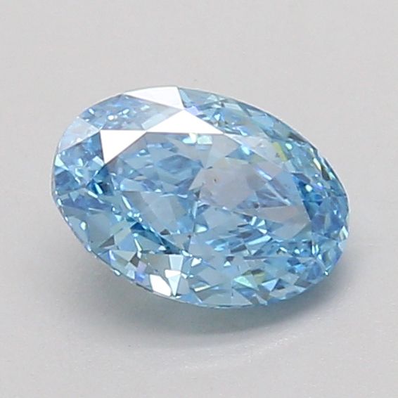1.06 CT Fancy Vivid Blue OVAL
