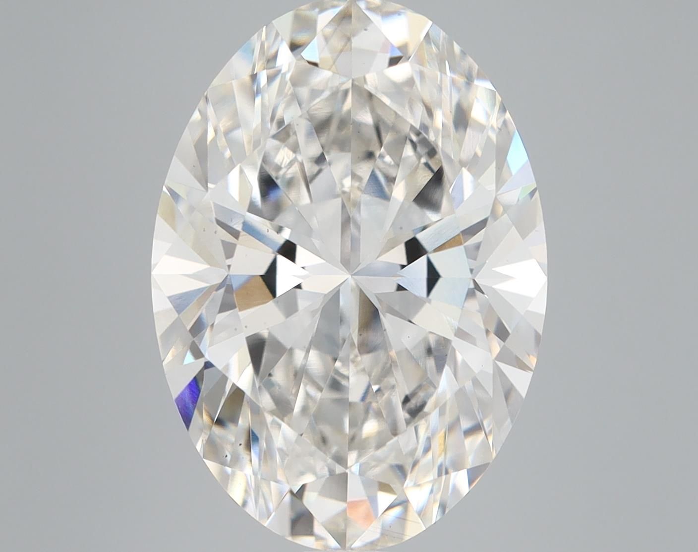7.30 ct. oval Lab Grown Diamond front image