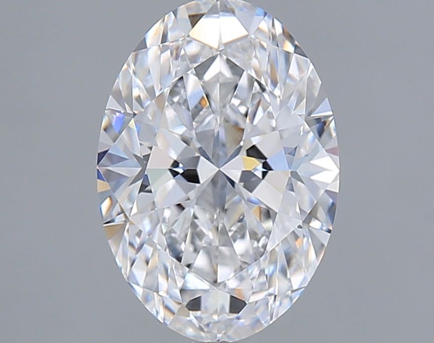 3.01 ct. oval Lab Grown Diamond front image