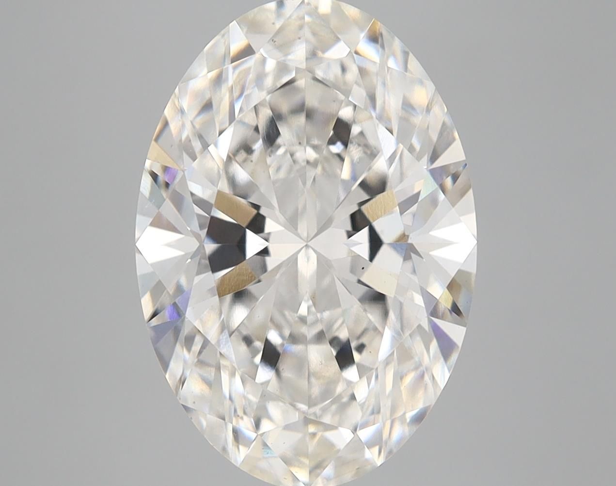 5.27 ct. oval Lab Grown Diamond front image