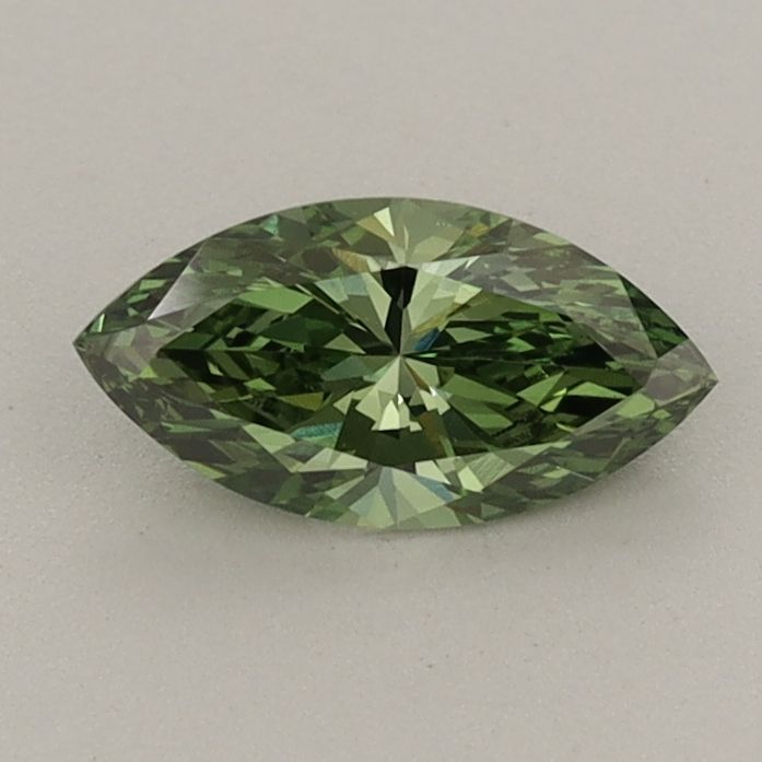 0.54 CT Fancy Vivid Green MARQUISE