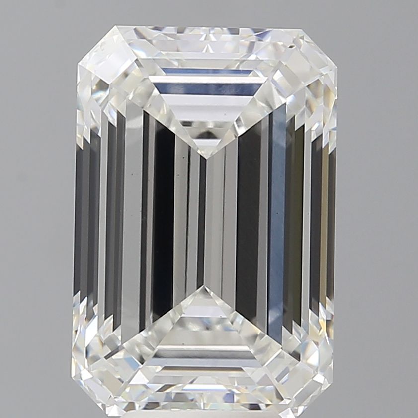 7.58 ct. emerald Lab Grown Diamond front image