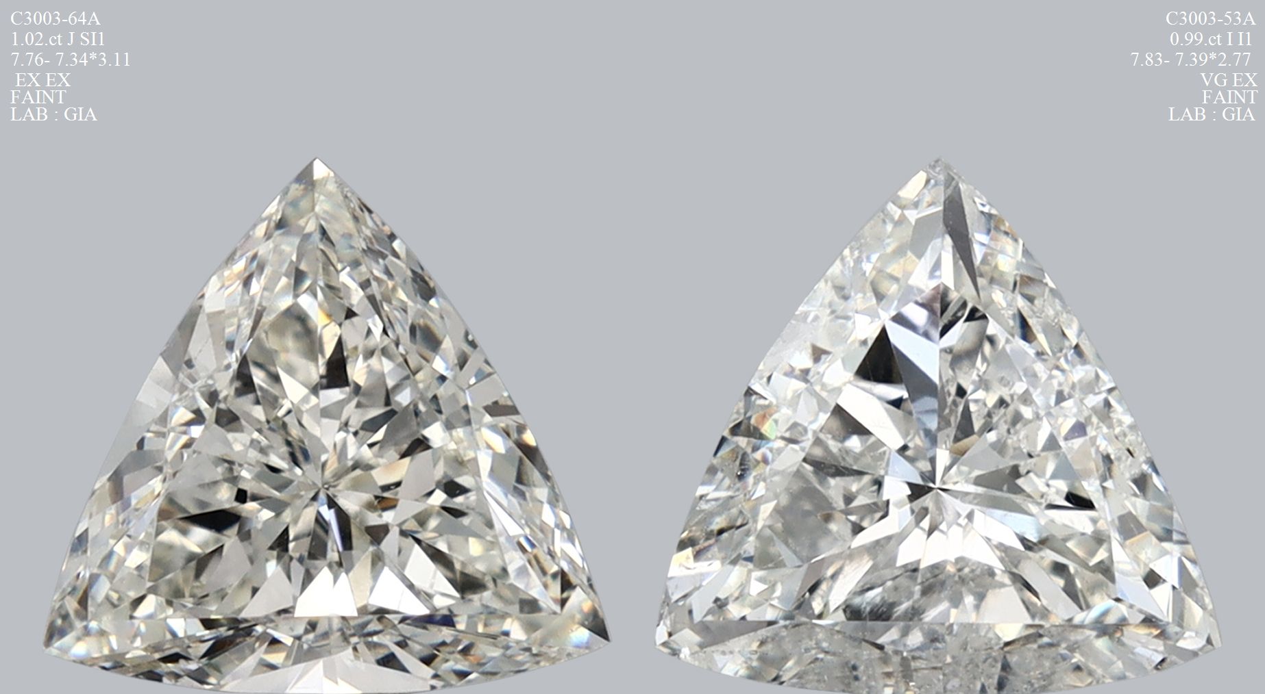 0.99 ct Triangular Diamond