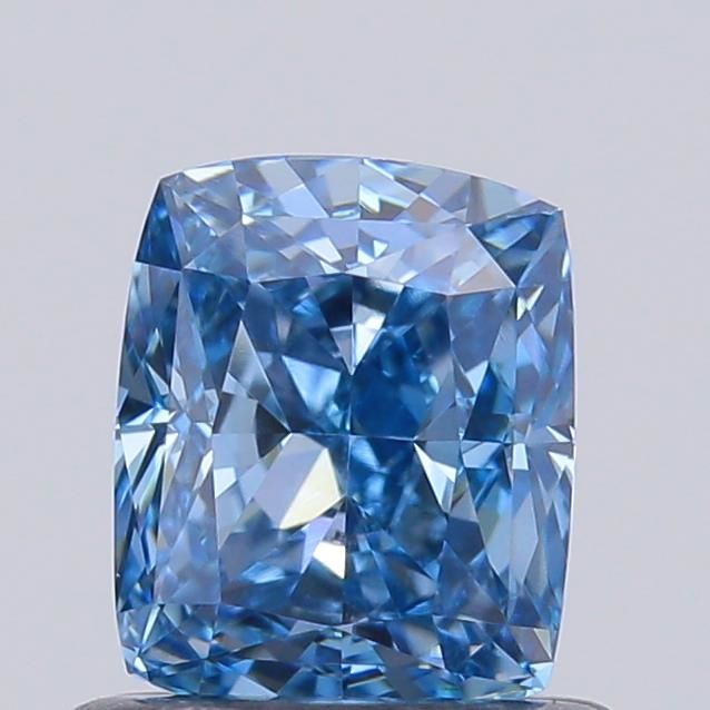 0.92 CT Fancy Vivid Blue CUSHION MODIFIED