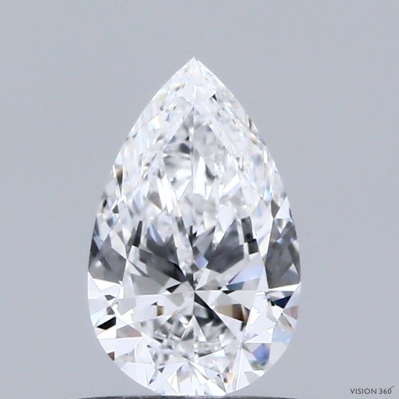 0.72 ct lab-grown Pear Diamond