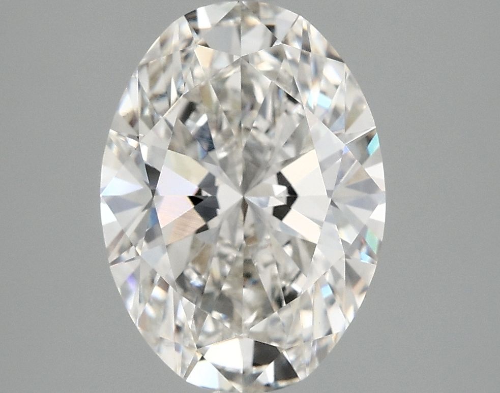3.02 ct. oval Lab Grown Diamond front image