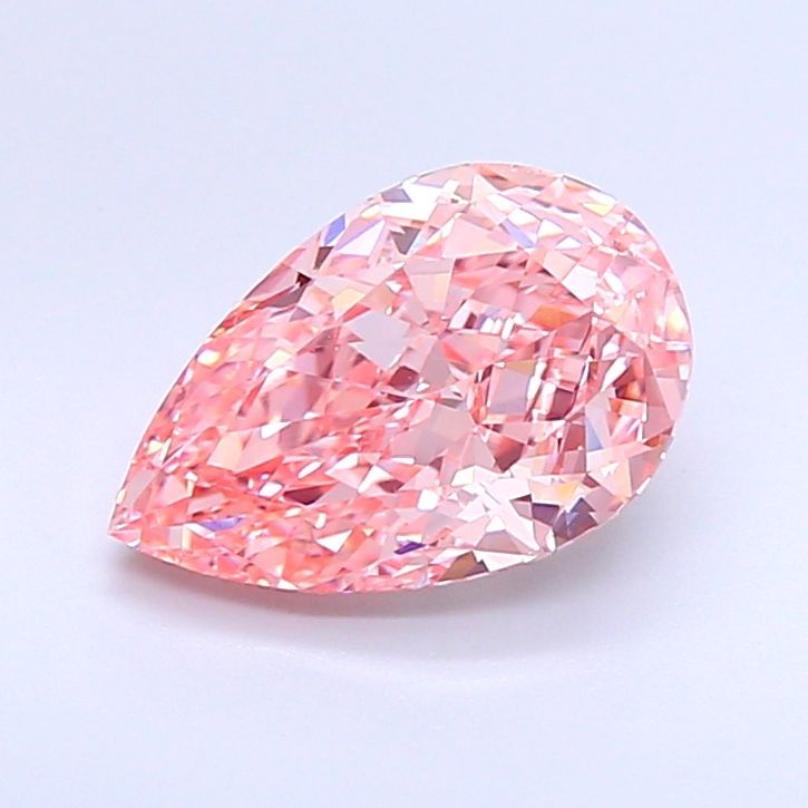 1.08 CT Fancy Vivid Green PEAR