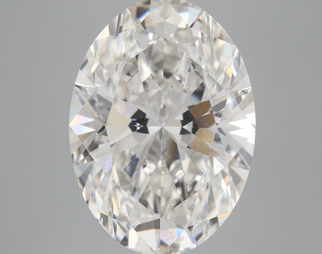 5.91 ct. oval Lab Grown Diamond front image