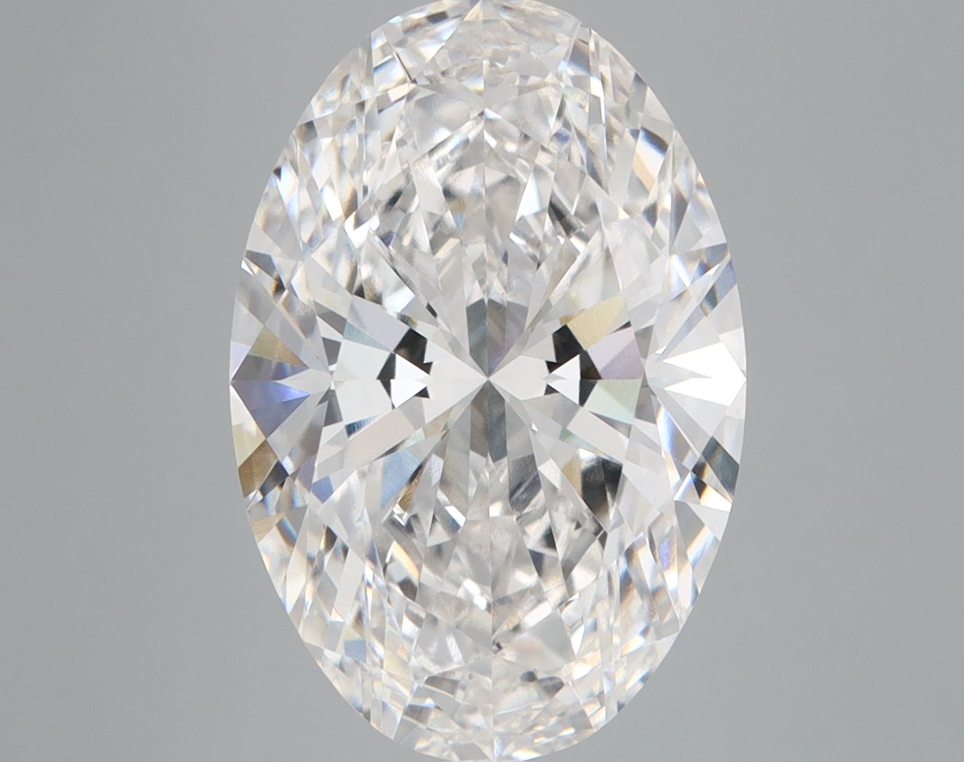 6.09 ct. oval Lab Grown Diamond front image