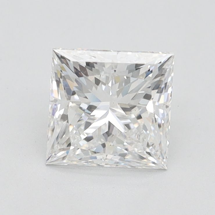 1.12 ct. princess Lab Grown Diamond front image
