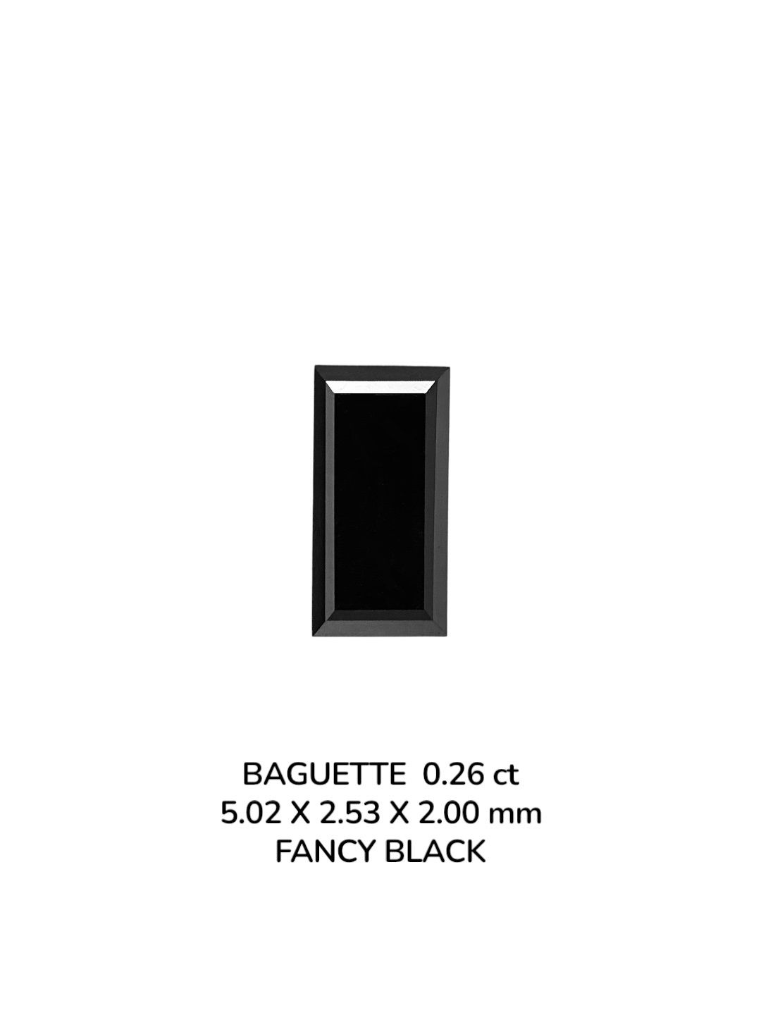 Diament 0.26 ct Fancy Black/VVS2