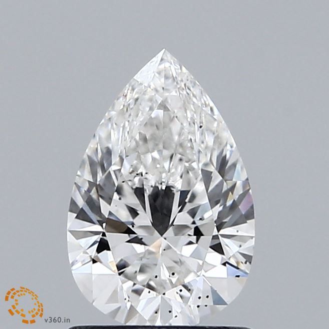 1.01 ct lab-grown Pear Diamond