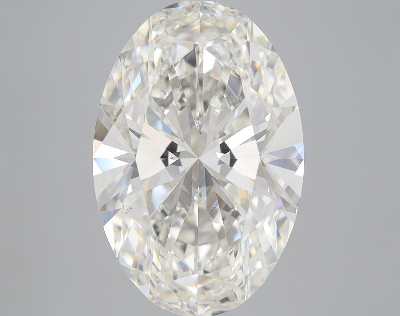 5.29 ct. oval Lab Grown Diamond front image