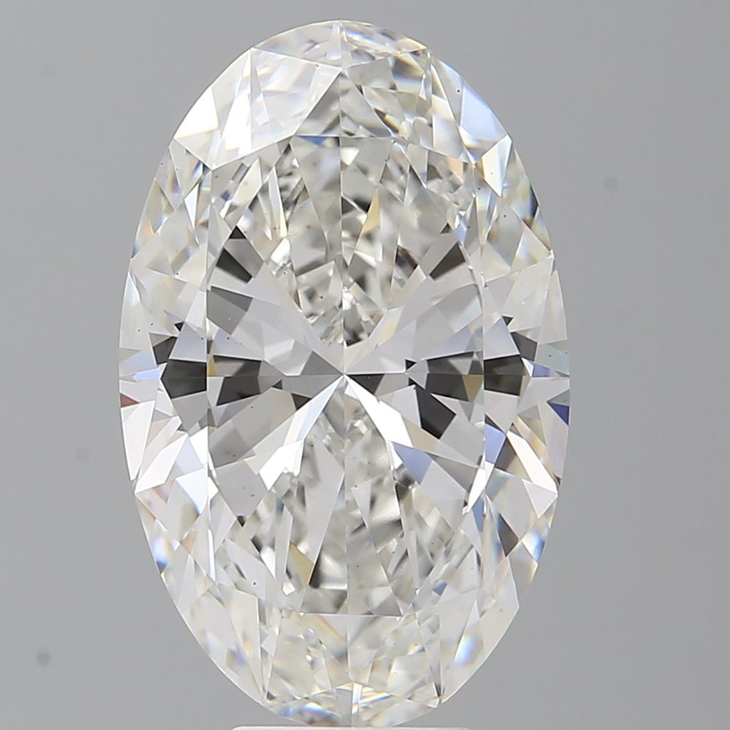 8.08 ct. oval Lab Grown Diamond front image