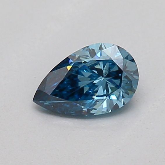 0.19 CT Fancy Vivid Blue PEAR
