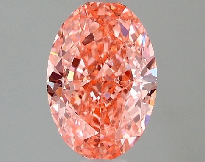 1.19 CT Fancy Vivid Pink OVAL