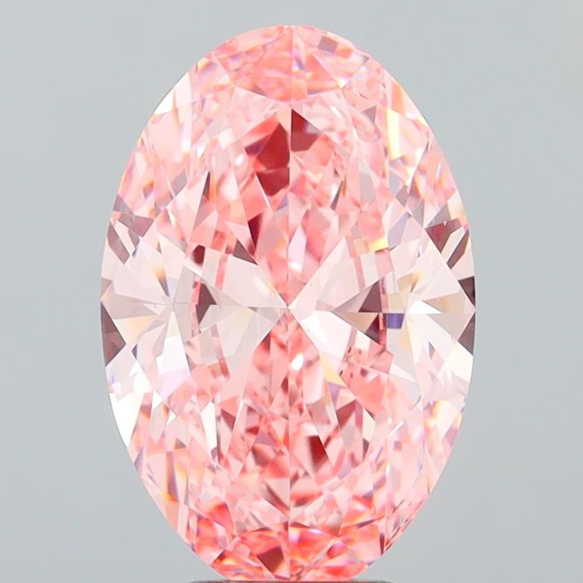 5.04 ct. oval Lab Grown Diamond front image