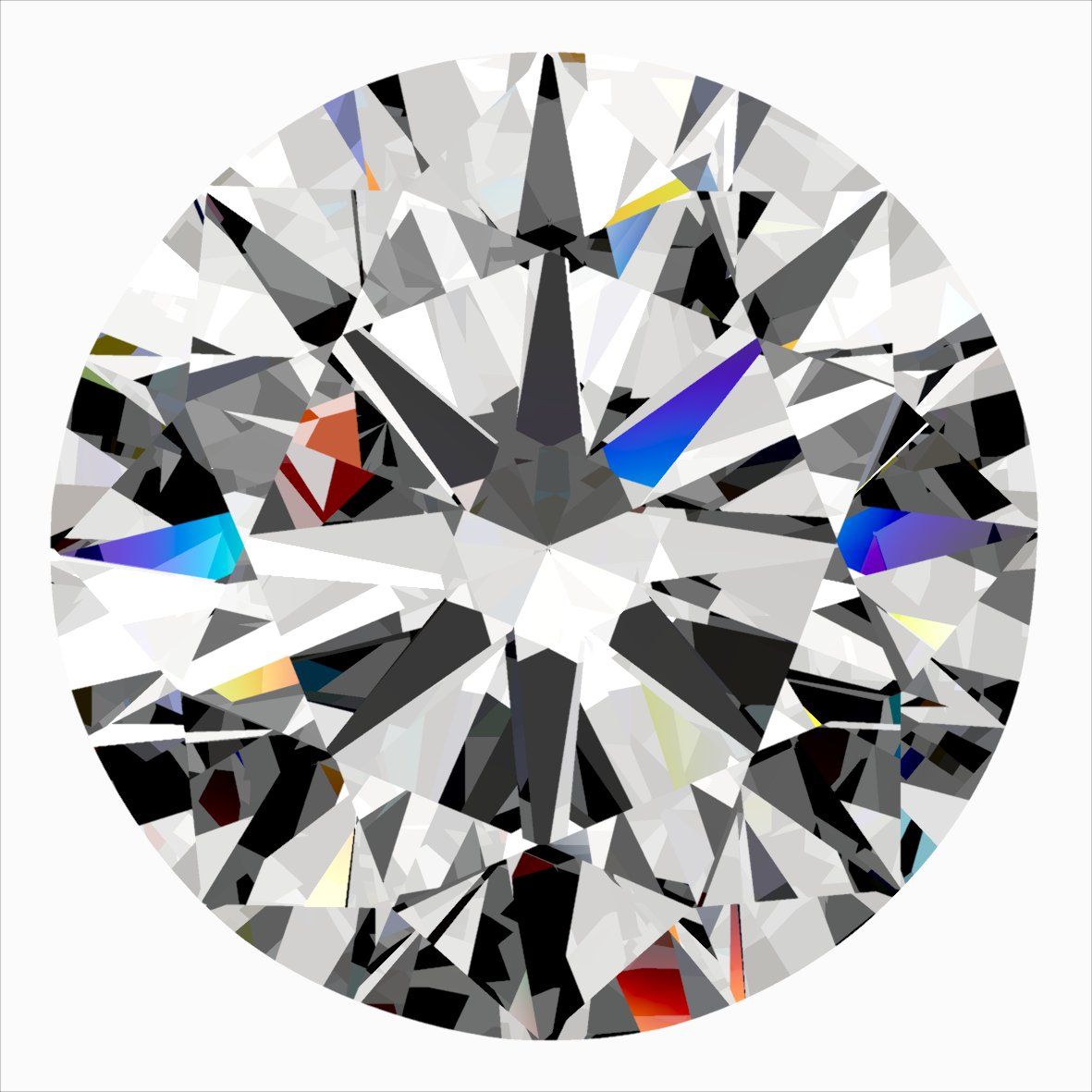0.58 ct Round diamond