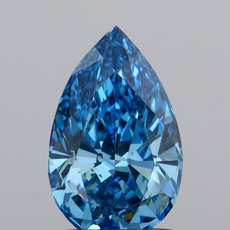 1.05 CT Fancy Vivid Blue PEAR